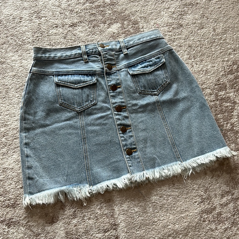 Minkpink Denim Skirt - Picture 2 of 4